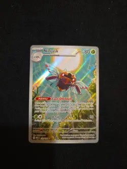 Pokemon TCG Ninjask 137/132 Ultra Rare Mega Evolution Holo Full Art - Image 2