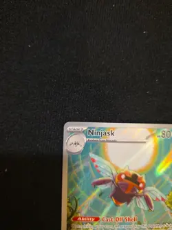 Pokemon TCG Ninjask 137/132 Ultra Rare Mega Evolution Holo Full Art - Image 3