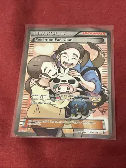 Pokemon Fan Club 106/106 Ultra Rare Pokemon TCG XY Flashfire MP - Image 1