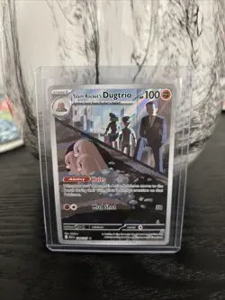 Team Rocket's Dugtrio 239/217 Rare Holo (2026) Ascended Hero’s Pokemon TCG - Image 1
