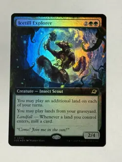 Icetill Explorer Foil EOE 343 Extended Art Foil (MTG Edge of Eternities 2025) - Image 1