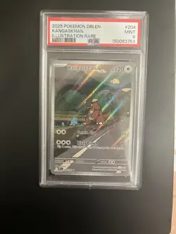 Pokemon Kangaskhan 204/182 Sv10 Destined Rivals Illustration Rare Holo PSA 9 TCG - Image 1