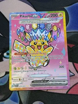 Pokemon Pikachu ex 277/217 Me: Ascended Heroes Holo - Image 1