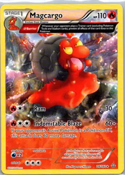 Pokemon TCG Magcargo 24/160 Primal Clash LP - Image 1
