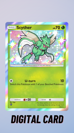 Scyther Shiny Mega Shine Pokemon TCG Pocket 1 Star ⭐ (English) - Image 1