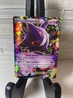 MP Gengar EX 34/119 Holo Rare EX Phantom Forces Pokemon 2014 - Image 1