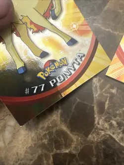 Topps Pokemon Ponyta #77 & Rapidash #78 Both Blue Label HOLOS - Image 2