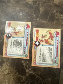 Topps Pokemon Ponyta #77 & Rapidash #78 Both Blue Label HOLOS - Image 4