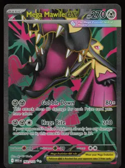 MEGA MAWILE EX 162/132 ULTRA RARE MEGA EVOLUTION POKEMON NM/M - Image 1