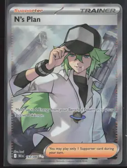 N'S PLAN 163/086 ULTRA RARE BLACK BOLT POKEMON NM/M - Image 1