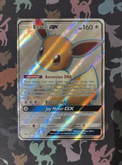 Eevee GX SM242 Pokemon TCG Black Star Promo Full Art Holo 2020 Sun & Moon - Image 3