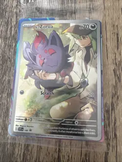 N's Zorua Svp 189 - Scarlet & Violet Promo Illustration Rare Pokemon TCG NM - Image 1
