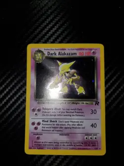 Pokemon TCG Dark Alakazam- Teamm Rocket Holo Rare Card 1/82 - Image 3