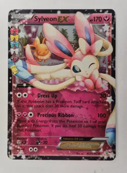 Sylveon EX RC21/RC32 XY Generations Holo Ultra Rare Pokemon Card MP - Image 1