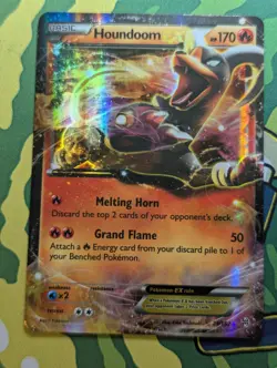 Houndoom EX - 21/162 - Ultra Rare - XY Breakthrough - Pokemon Card - LP - Image 1