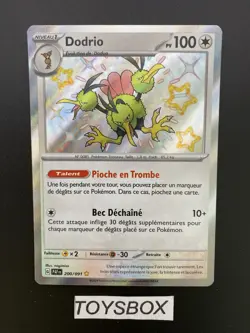 Carte Pokemon Dodrio Shiny 200/091 / Destinees De Paldea EV4.5 / NEUF FR - Image 2