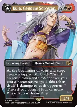 Kuja, Genome Sorcerer (Borderless) [FIN - 399] - NM [Normal] TCG MTG - Image 1