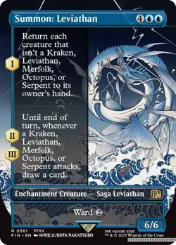Summon: Leviathan (Borderless) [FIN - 361] - NM [Normal] TCG MTG - Image 1
