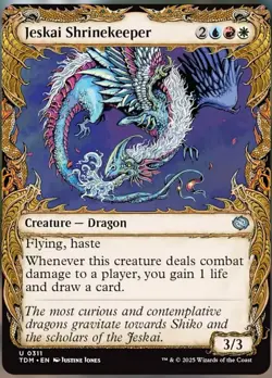 MTG Jeskai Shrinekeeper - Showcase NM-Mint Tarkir: Dragonstorm - Image 1