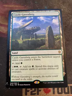 Castle Garenbrig, Throne of Eldraine, MP, Magic the Gathering, MTG - Image 1