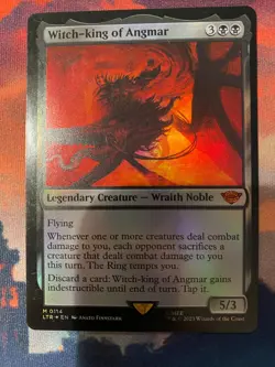 MTG Lord of the Rings Witch King of Angmar Foil - Image 1