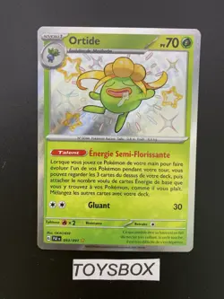 Carte Pokemon Ortide Shiny 093/091 / Destinees De Paldea EV4.5 / NEUF FR - Image 2
