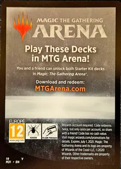 MTG Magic Arena 2021 Starter Kit Redemption Code - Image 1