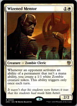 Magic the Gathering Wizened Mentor Aetherdrift Commander MTG Free Shipping! - Image 1