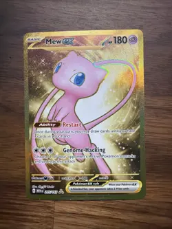 Pokemon TCG Mew 205/165 Scarlet & Violet 151 Gold Hyper Rare Card (See Disc) - Image 1
