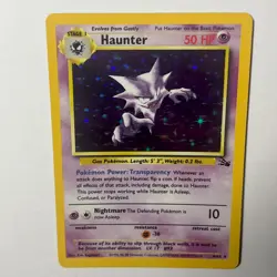 Haunter Fossil 6/62 NM Holo Pokemon Card - Image 3