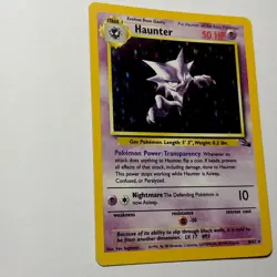 Haunter Fossil 6/62 NM Holo Pokemon Card - Image 4