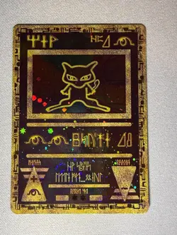 Pokemon TCG Ancient Mew Holographic 1999/2000 Pokemon Movie Promo LP - Image 1