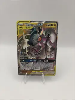 Pokemon TCG Arceus & Dialga & Palkia GX 156/236 Sm-Cosmic Eclipse - Image 1