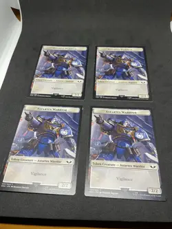 MTG x4 Astartes Warrior #1 Token Creatures 40k Warhammer x4 - Image 1