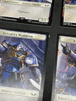 MTG x4 Astartes Warrior #1 Token Creatures 40k Warhammer x4 - Image 3