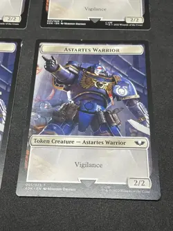 MTG x4 Astartes Warrior #1 Token Creatures 40k Warhammer x4 - Image 4