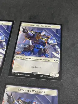 MTG x4 Astartes Warrior #1 Token Creatures 40k Warhammer x4 - Image 5