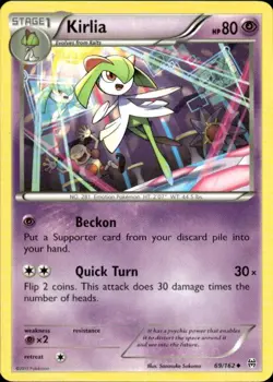 Pokemon Kirlia XY - BREAKthrough 69/162 Light Play LP+ or Better - Image 1
