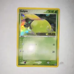 Gulpin Holo Rare 51/106 EX Emerald 50 HP Pokemon Card English - Image 1