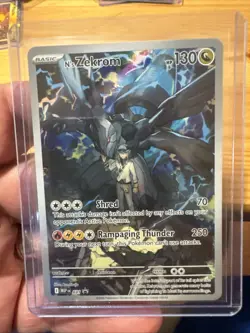 N’s Zekrom 031 Black Star Promo Pokemon Card SEALED - Image 1