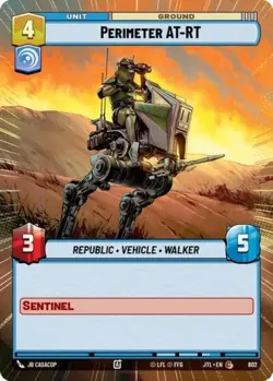 Perimeter AT-RT (Hyperspace Foil) -Foil Near Mint MTG Jump to Lightspeed - Image 1