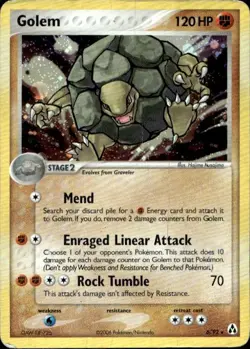 Pokemon Golem Legend Maker 6/92 DMG HP - Image 1