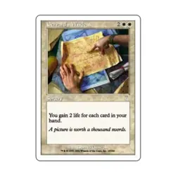 WOTC MtG 7th Ed Gerrard's Wisdom (U) (Foil) VG- - Image 1