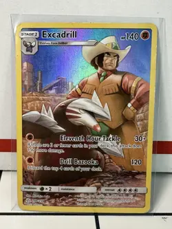 Excadrill - 246/236 - Pokemon Card SM Holo - Cosmic Eclipse Secret Rare MP - Image 1