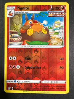 Pignite - 024/163 - Battle Styles - Pokemon TCG - Reverse Holo - NM - Image 1