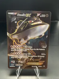 Pokemon TCG Steelix EX Steam Siege Holo Full Art Card 108/114 - Image 1