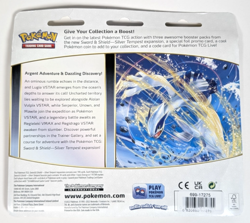 Pokemon TCG Silver Tempest 3 Booster Blister Pack Manaphy Promo Coin Brand New - Image 2