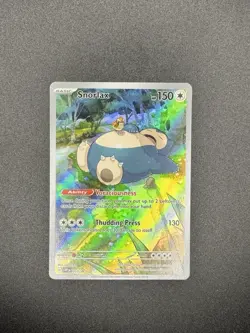 Pokemon: Snorlax SVP 051 Pokemon 151 ETB Black Star Promo Card NM - Image 1