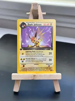 Pokemon 1st Edition Dark Jolteon 38/82 Team Rocket Vintage NM+ - Image 1