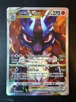 Pokemon TCG Sword & Shield Lucario VSTAR SWSH29 Promo - Image 1